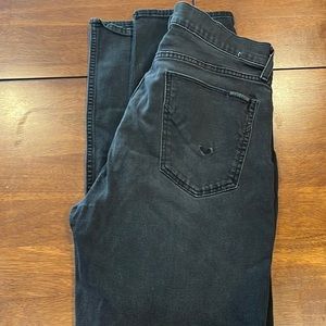 Hudson faded black jeans men’s size 34